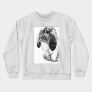 Bunny rabbit Drawing Crewneck Sweatshirt